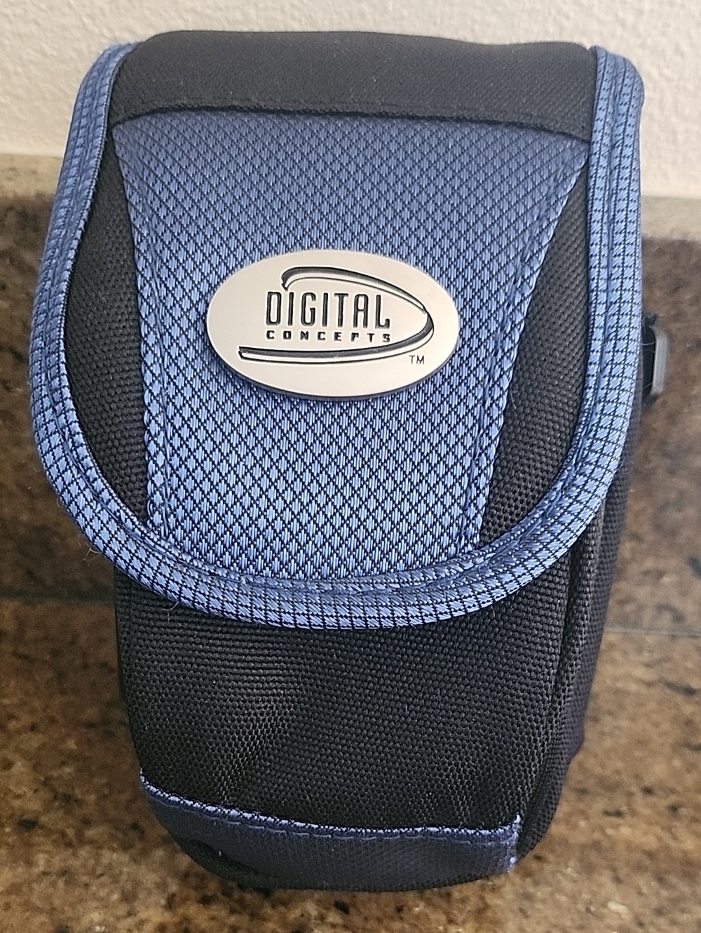 Digital Concepts Compact Camera Bag/Case Blue/Black Adjustable Shoulder Strap